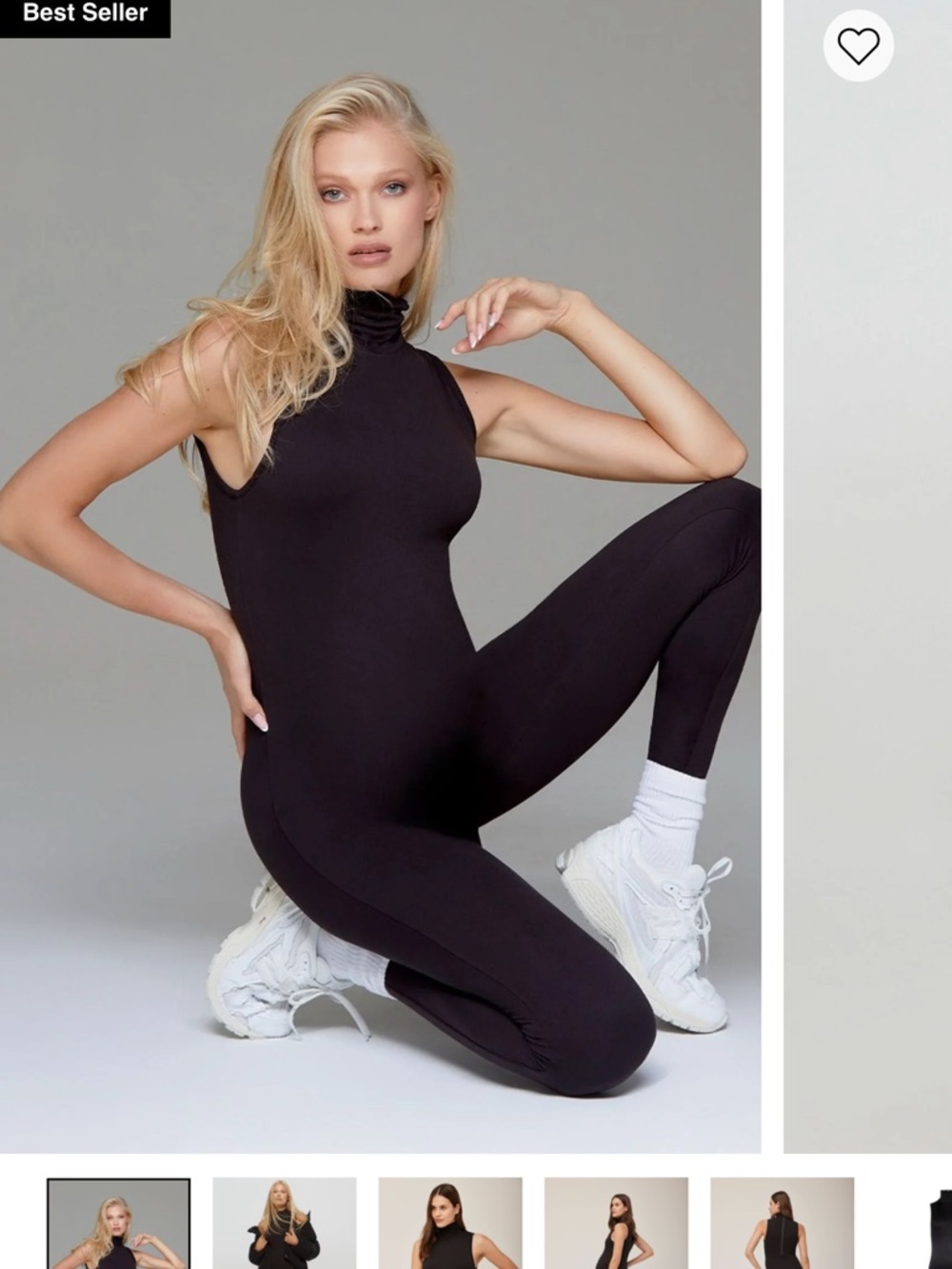 Bumpsuit - Sleeveless Black Jumpsuit Bodysuit - Women's Active One-Piece